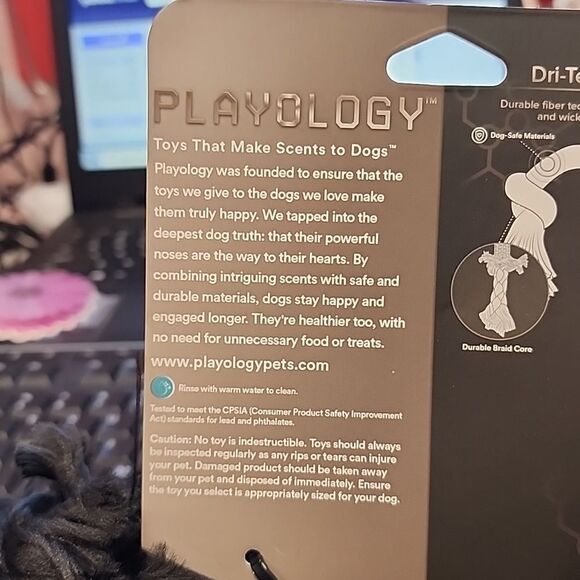 PLAYOLOGY Toys That Makes Scents To Dogs 1 MEDIUM KNOTTED ROPE Chew N… - Picture 6 of 6